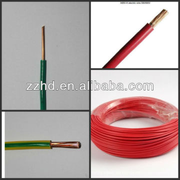 2013 neues Produkt PVC H05V-U H05V-R H05V-K einzelnes Baumaterial